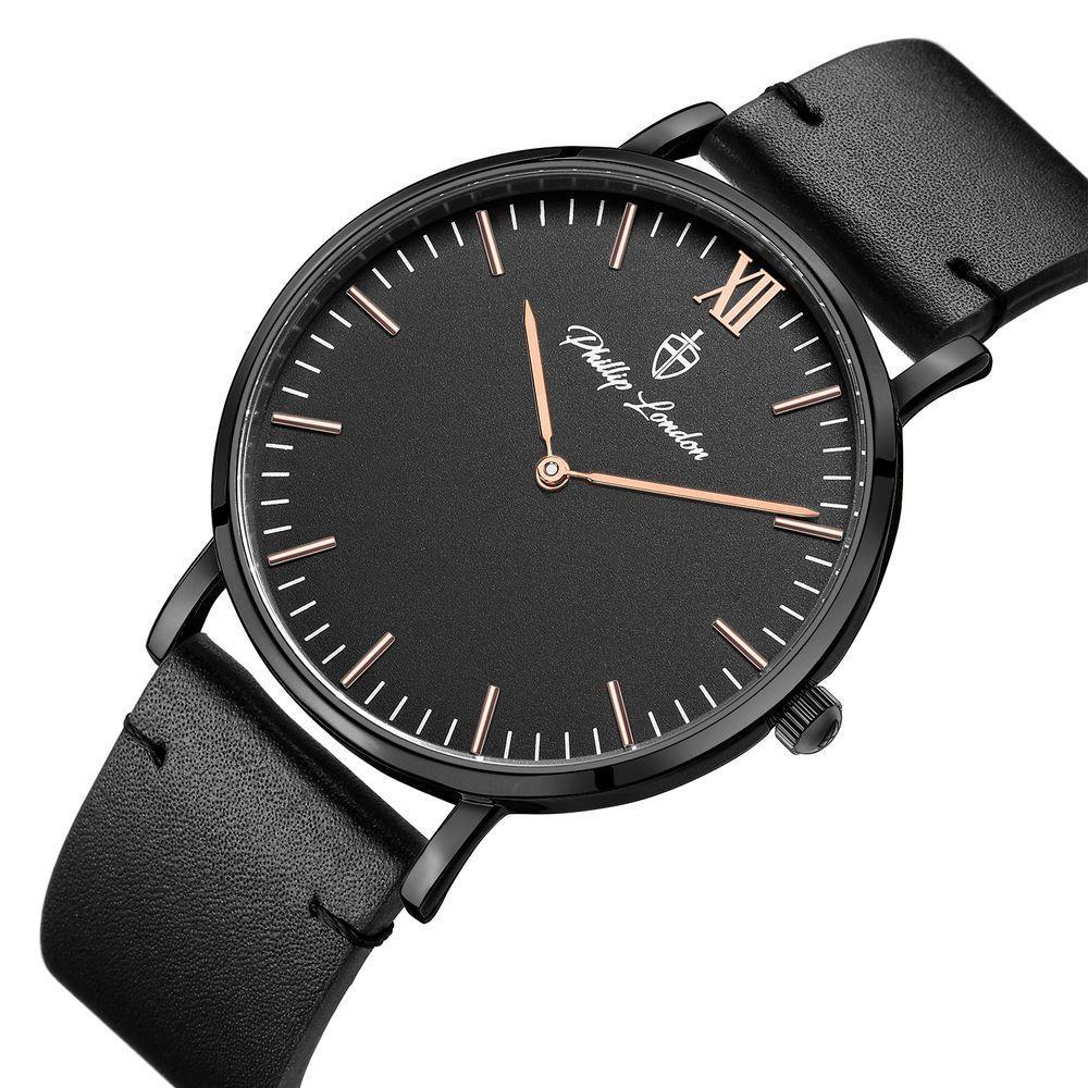 Relógio Masculino Greenwich Leather All Black 40mm - 2