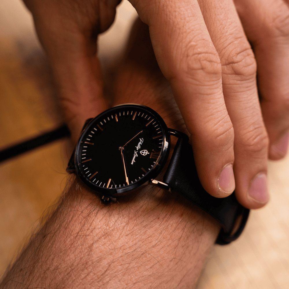 Relógio Masculino Greenwich Leather All Black 40mm - 8