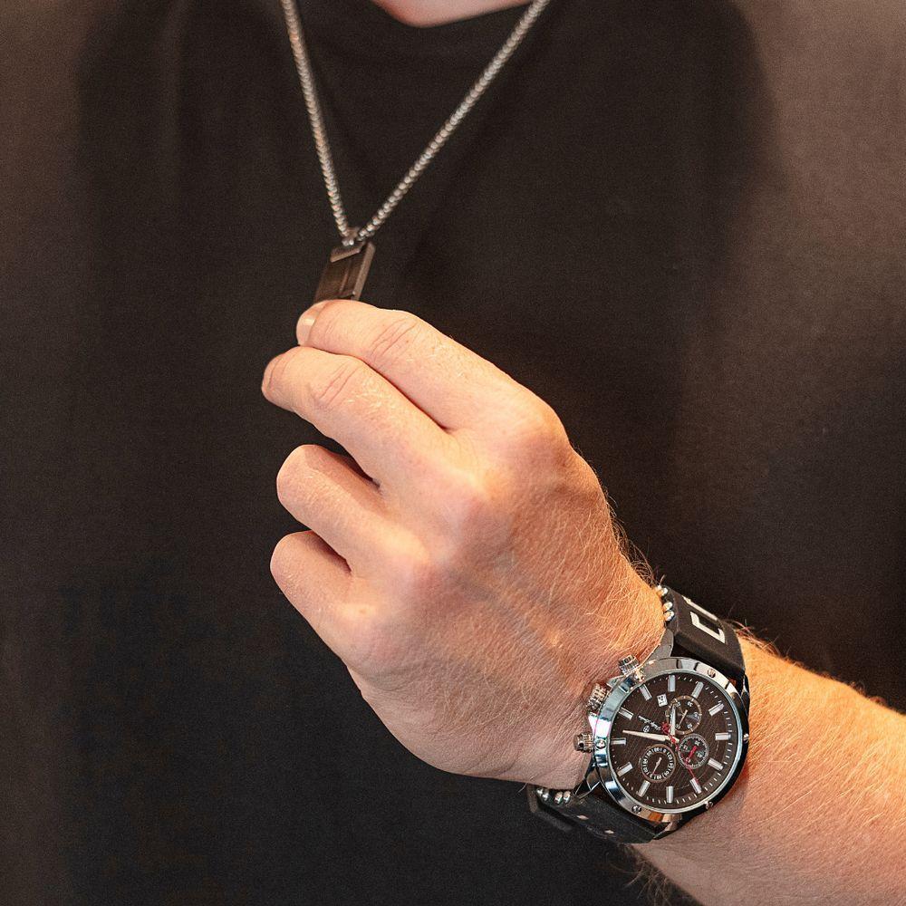 Relógio Masculino Falcon Silver 46mm - 4