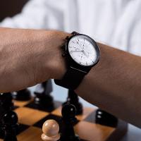 Relógio Masculino Sherlock White Black 42mm - 5