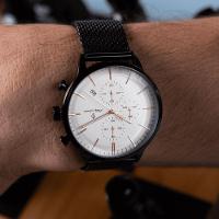 Relógio Masculino Sherlock White Black 42mm - 6