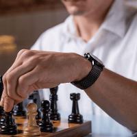 Relógio Masculino Sherlock White Black 42mm - 7