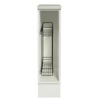 Balcão Porta-temperos Glamy, Agata e Stella 20cm Branco - 5