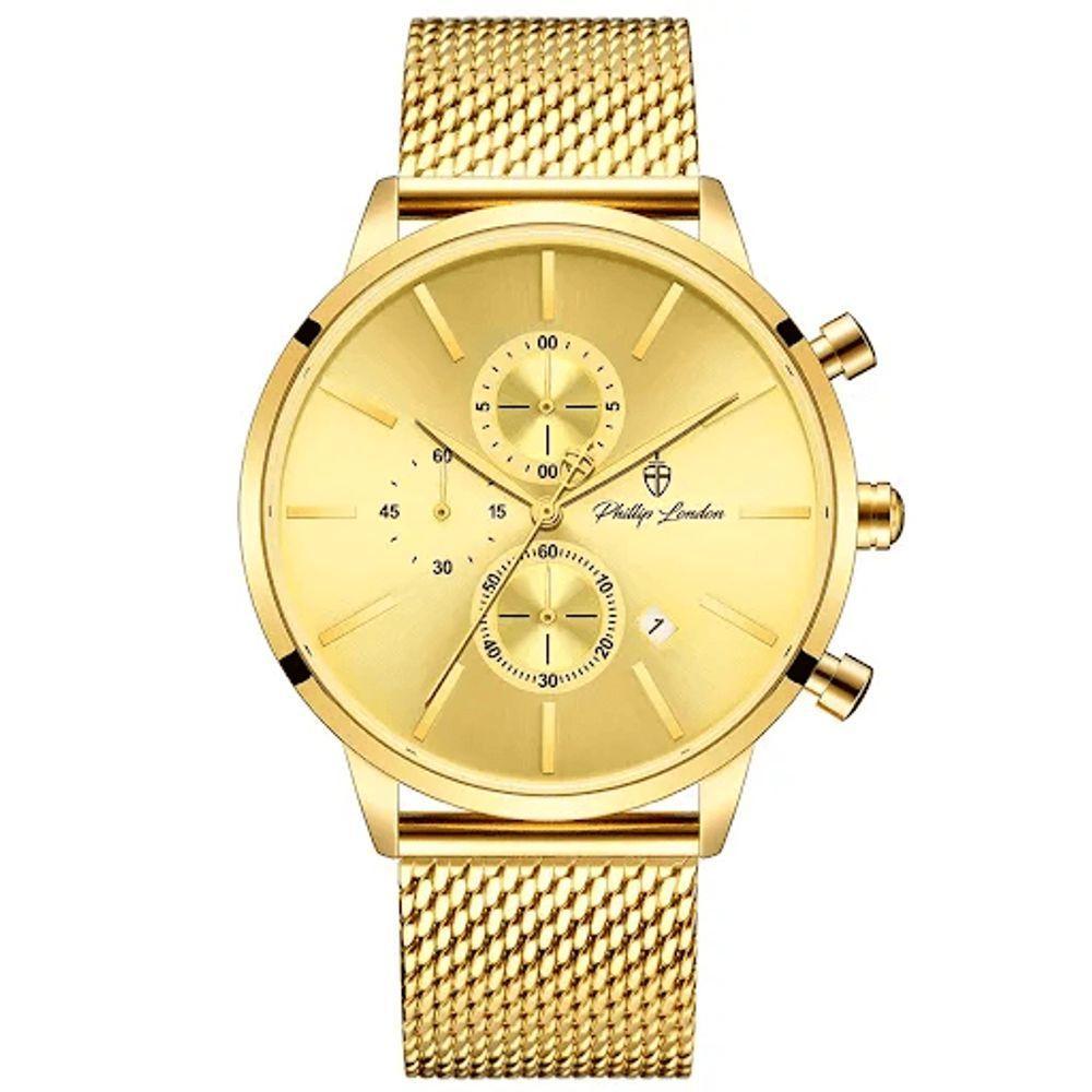 Relógio Masculino Lancelot Golden 44mm - 1
