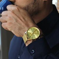 Relógio Masculino Lancelot Golden 44mm