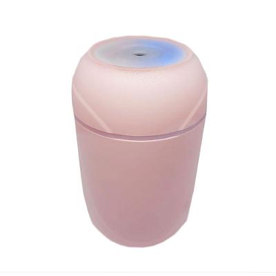 Umidificador Domestico Silencioso Luz Colorida Led Spray Rosa
