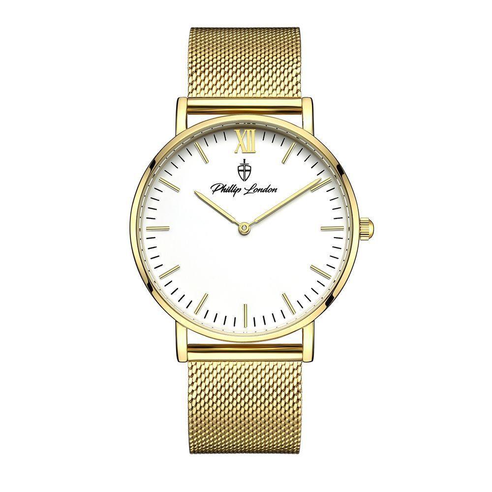 Relógio Masculino Greenwich Mesh Golden White 40mm - 1