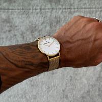 Relógio Masculino Greenwich Mesh Golden White 40mm - 3