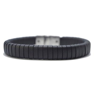 Pulseira Masculina Darkness Silver Black M