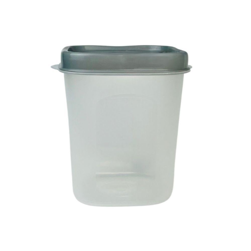 Pote Porta Mantimentos 500ml Plasvale Cinza - 1