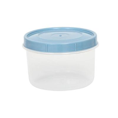 Pote Com Tampa Rosca Redondo 1,25l Plasvale Azul