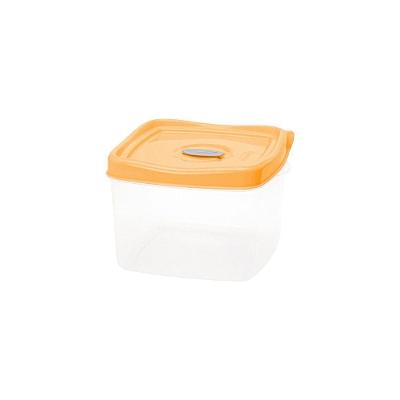 Pote Wave Quadrado 600ml Plasvale Apricot