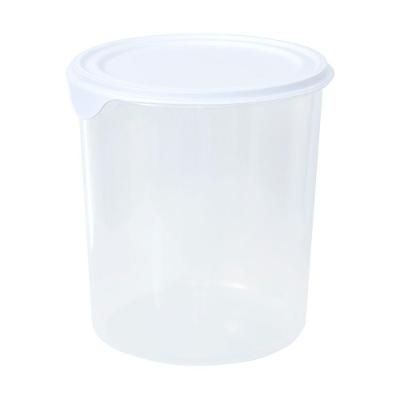 Pote Plástico Para Mantimentos 7,3l Plasvale Branco
