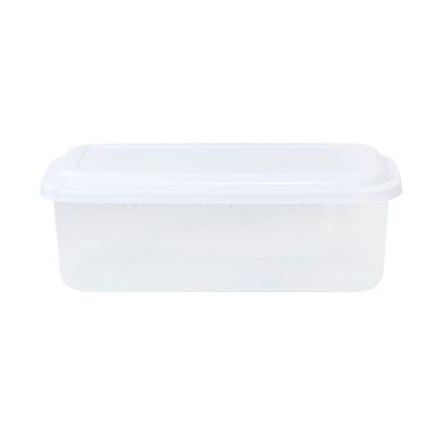 Pote Plástico Retangular 2,2 Litros Plasvale Branco
