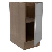 Balcão Madesa Lux 35 Cm 1 Porta Rustic/cinza - 15