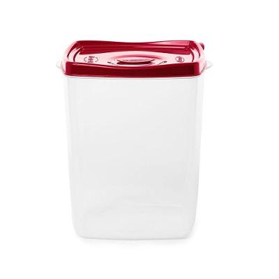 Pote Porta Mantimentos 2,3l Plasvale Vermelho
