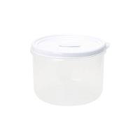 Pote Redondo Para Micro-ondas E Freezer Com Válvula 1l - Linha Wave Plasvale Branco - 1