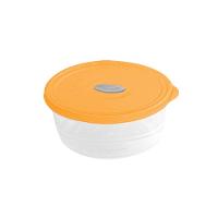 Pote Redondo Para Micro-ondas E Freezer Com Válvula 2l Apricot - 1