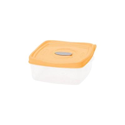 Pote Retangular 600ml Plasvale Apricot