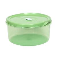 Pote Redondo Para Micro-ondas E Freezer Com Válvula 2l Verde - 1