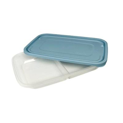 Pote Porta Frios Com Divisórias Linha Mais 1,4l Plasvale Azul