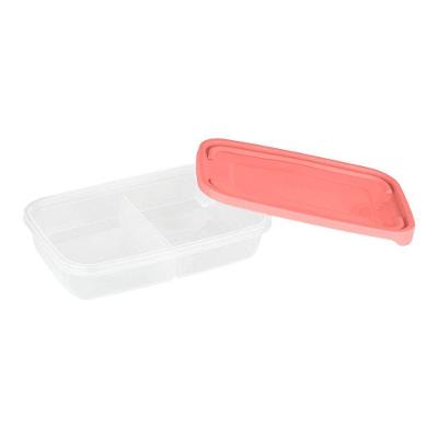 Pote Porta Frios Com Divisórias Linha Mais 1,4l Plasvale Salmão