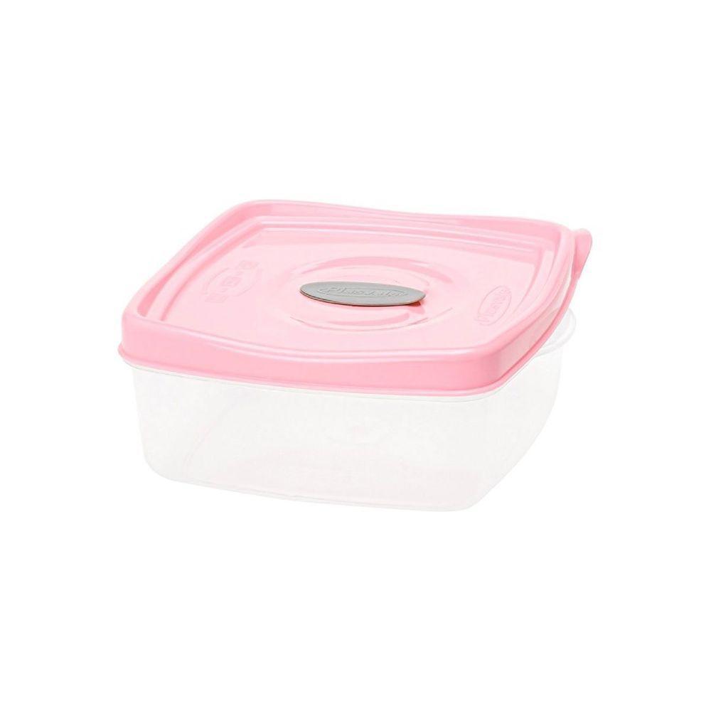 Pote Retangular 1,3l Rosa - 1