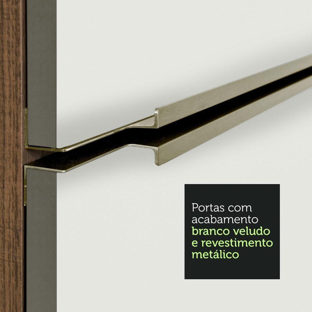 Balcão Madesa 70 Cm 2 Portas - Veludo Sem Tampo Veludo - 5