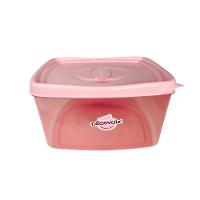 Pote Quadrado 2,8l Rosa - 1