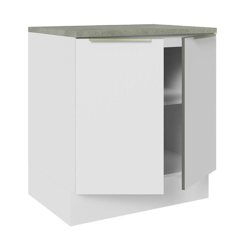 Balcão Madesa 70 Cm 2 Portas - Veludo Com Tampo Veludo - 7