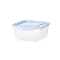 Pote Quadrado Com Trava 550ml - Bpa Free Branco - 1