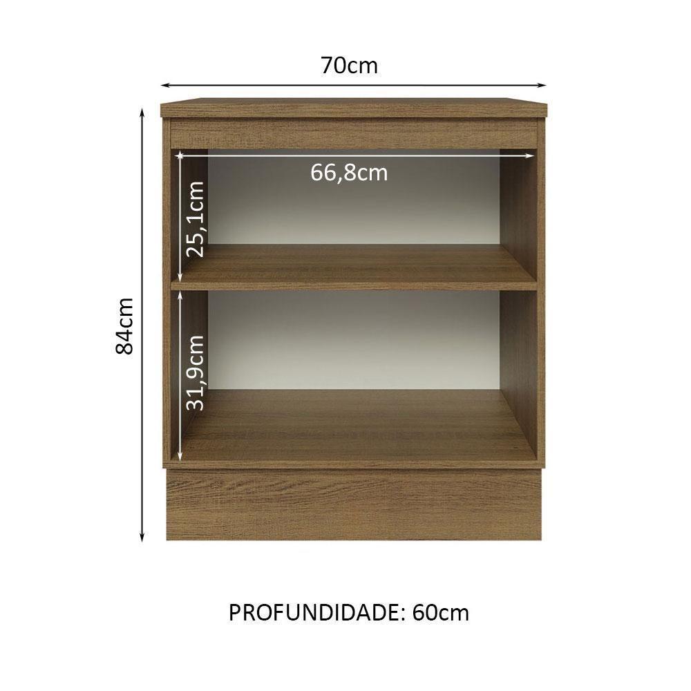 Balcão Madesa 70 Cm 2 Portas - Veludo Com Tampo Veludo - 8