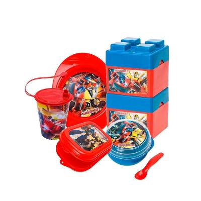 Kit Lanche Infantil Decorado Transformers
