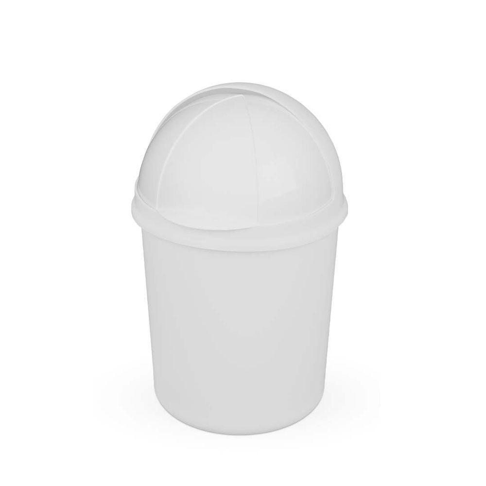 Lixeira Retrátil 4,1l Branco - 1