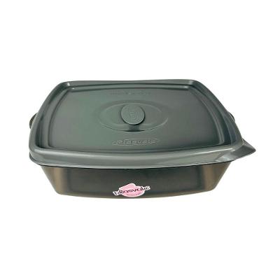 Pote Retangular 2,5l Cinza
