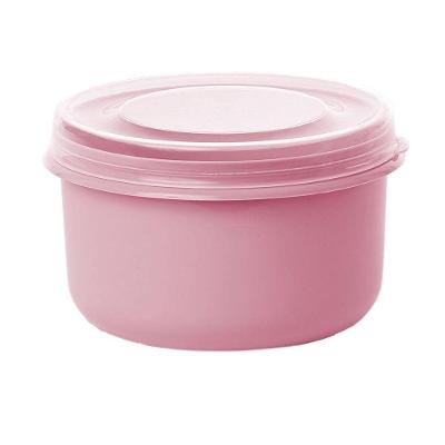 Pote Com Tampa Rosca Redondo 1,25l Plasvale Rosa