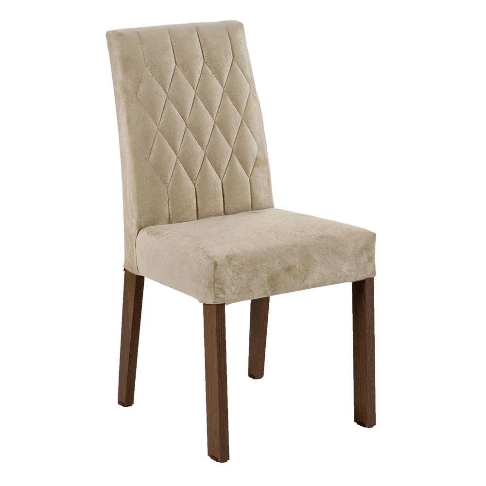 Conjunto Sala De Jantar Mesa Tampo De Madeira 4 Cadeiras Rustic/cinza/imperial - 9