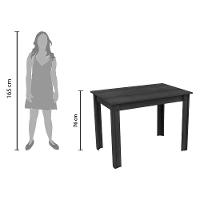 Conjunto Sala Jantar Mesa Tampo Madeira 4 Cadeiras Madesa - 5