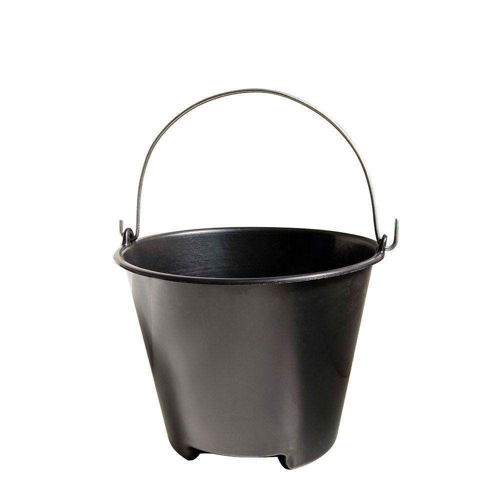 Balde Reforçado De 11 Litros Preto - 1