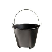 Balde Reforçado De 11 Litros Preto - 1