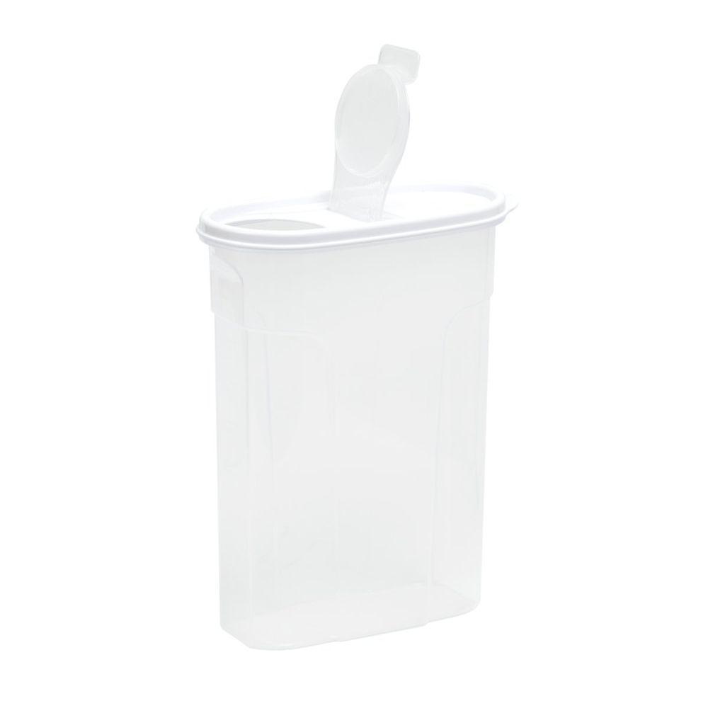 Organizador Porta Mantimentos Multiuso 2,4l Branco - 1