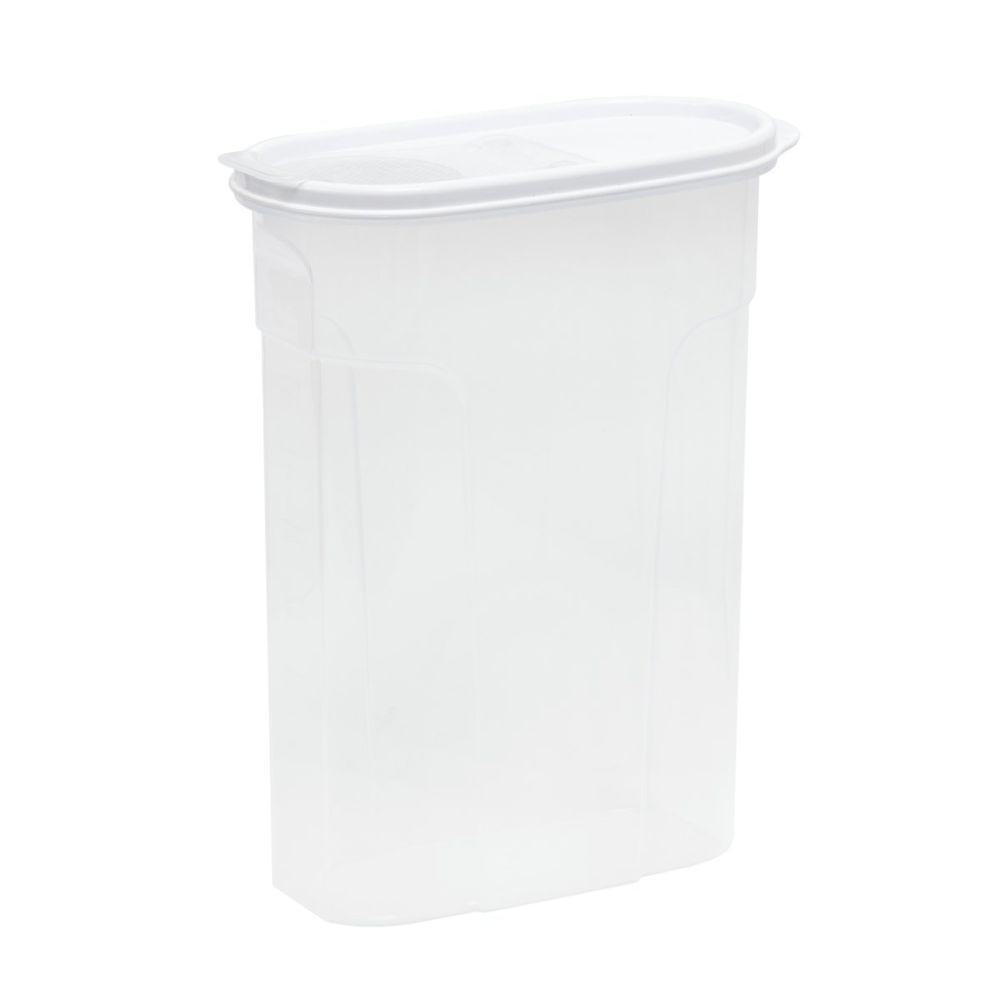 Organizador Porta Mantimentos Multiuso 2,4l Branco - 2