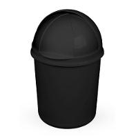 Lixeira Retrátil 4,1l Preto - 1