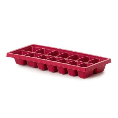 Forma De Gelo Flexível Plasvale Vermelho