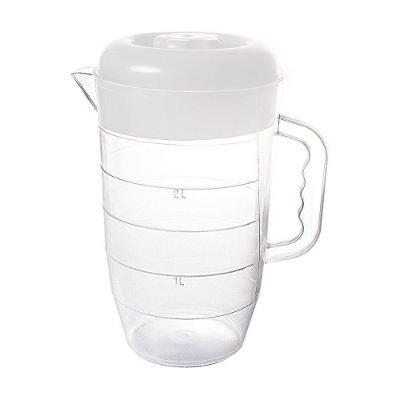 Jarra Graduada Com Tampa 3l Transparente