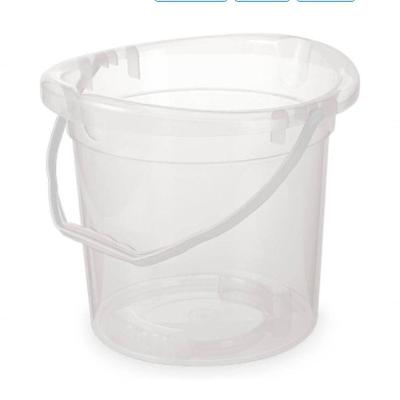 Balde Graduado 8 Litros Plasvale Transparente