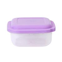 Pote Plástico Quadrado 500ml Plasvale Lilás - 1