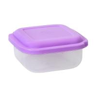 Pote Plástico Quadrado 500ml Plasvale Lilás - 2