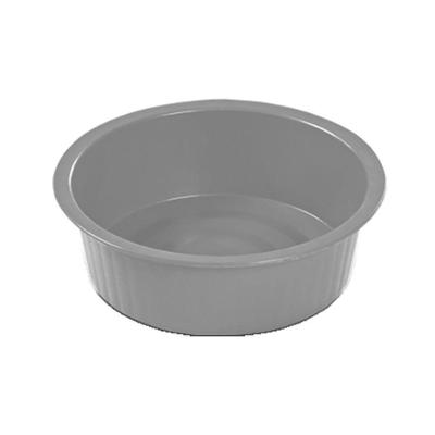 Bacia Canelada 8l Plasvale Cinza