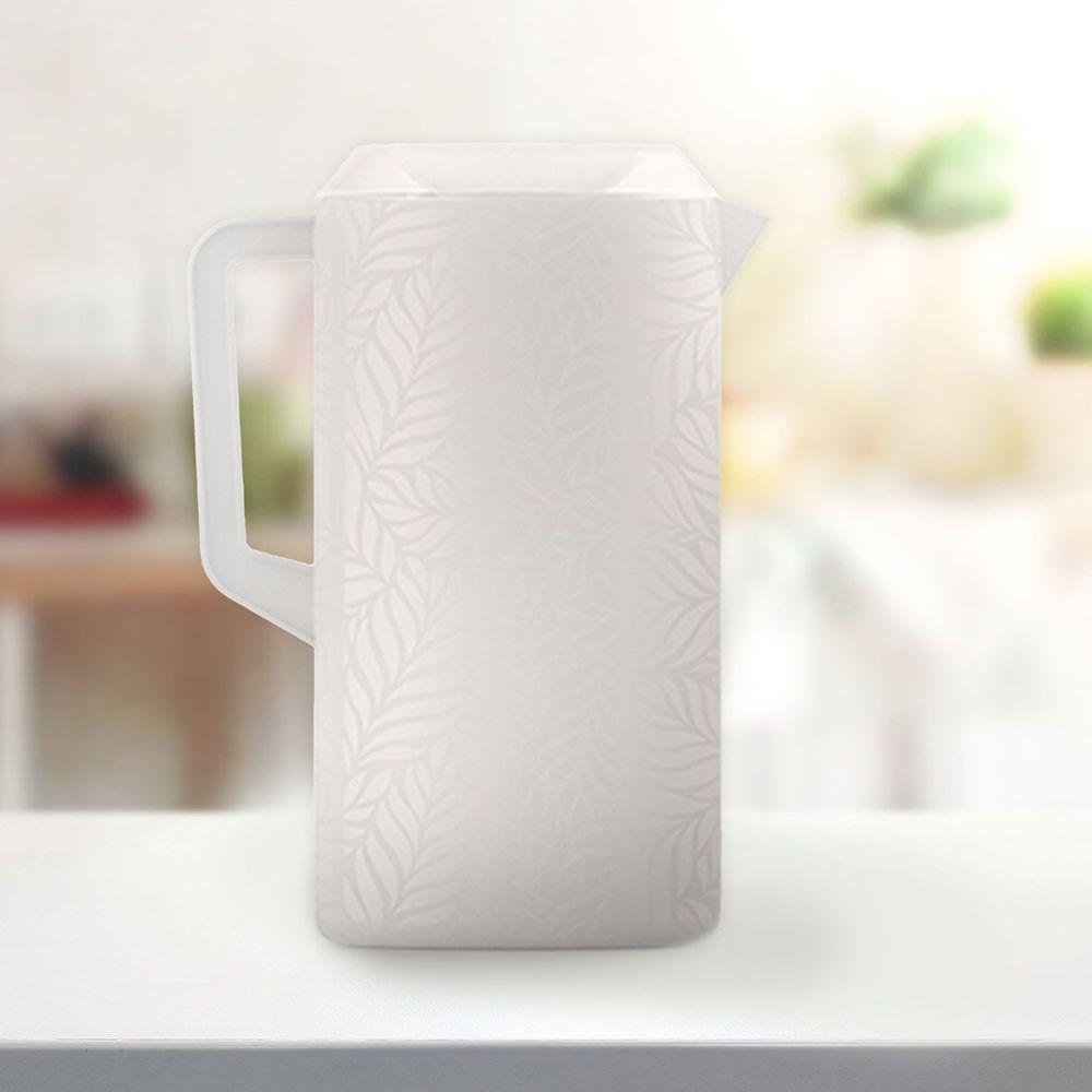 Jarra Texturizada Com Tampa 1,75l Branco - 2